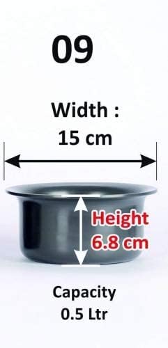 Image 4 of Sumeet 3Mm Aluminium Tope - 9 Inches 0.5 Liter