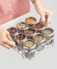 Image 1 of Default Title for the product MARU 9 IN 1 Square Masala Box for Kitchen Steel - 130ml Each