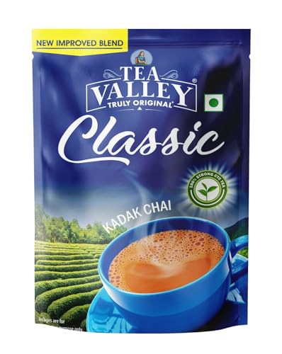 Image 1 of Default Title for the product Tea Valley Classic Tea 1kg | Black Tea | Kadak Chai | Premium CTC Blend | Pouch