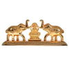 Image 1 of Default Title for the product Fashion Bizz Handcrafted Goddess Lakshmi Roli Chawal Box with Elephants