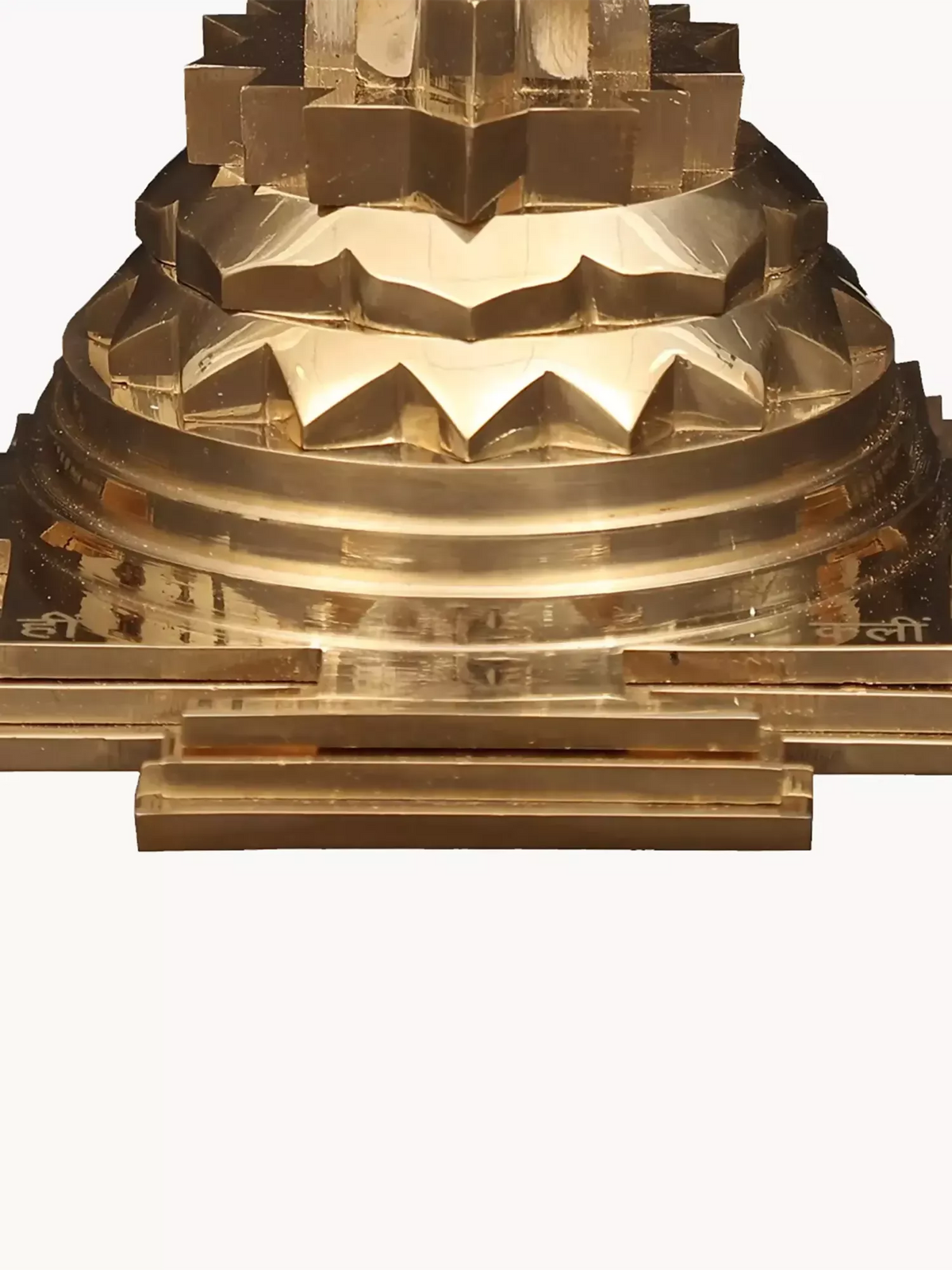 Image 8 of Ishwar Arts 4" Shri Yantra in Brass Handmade in India