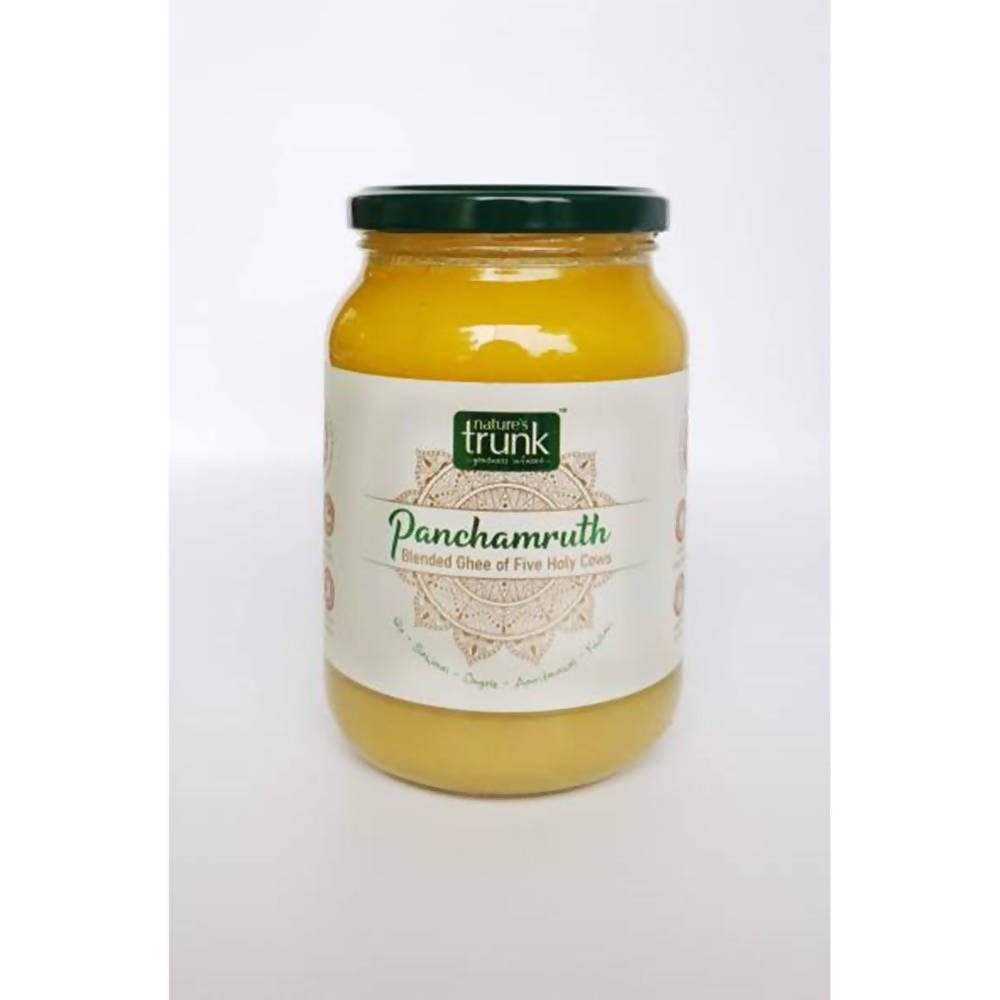Image 1 of 450 gm / Pack of 1 for the product Nature's Trunk Panchamruth Cow Ghee | Pure Cow Ghee for Better Digestion and Immunity | Organic Ghee