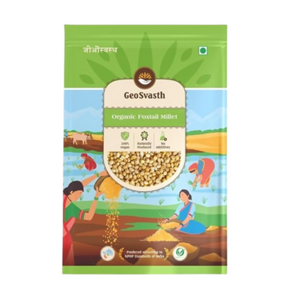 Image 1 of 1 kg for the product GeoSvasth Organic Foxtail Little Millet