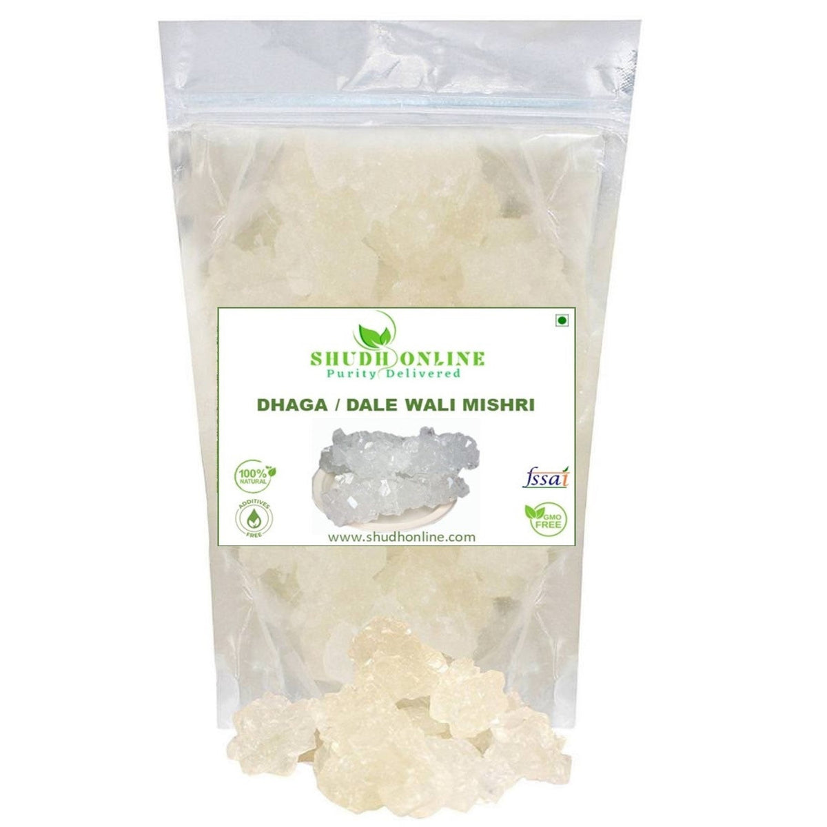 Image 1 of 100 gm for the product Shudh Online Mishri Dhage Wali Organic