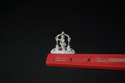 Image 3 of Dista Silvers Lord Krishna with Flute Idol 16.32 Grams