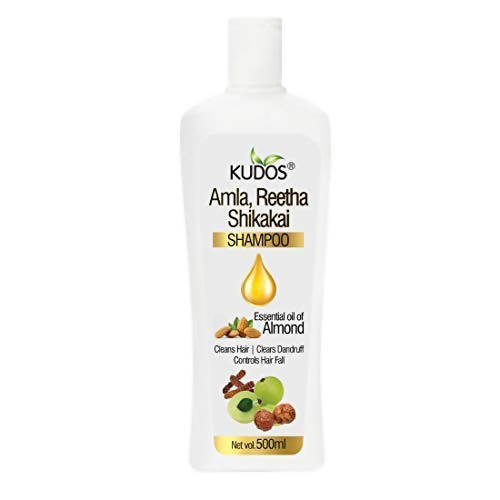 Image 1 of 500 ml / Pack of 1 for the product Kudos Ayurveda Amla Reetha, Shakakai Shampoo
