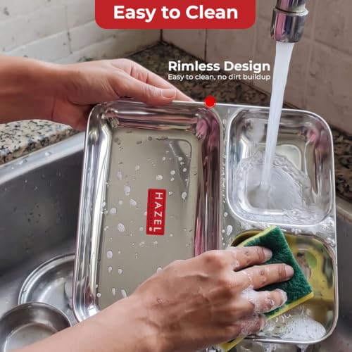 Image 5 of HAZEL 3 in 1 Section Plate Set of 6