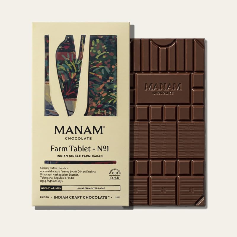 Image 2 of 60% Dark Milk for the product Manam Chocolate Single Farm Series -68% Dark Milk, 80g