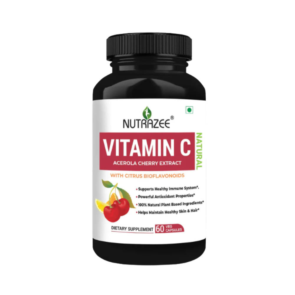 Image 1 of 60 caps for the product Nutrazee Plant Based Vitamin C Capsules