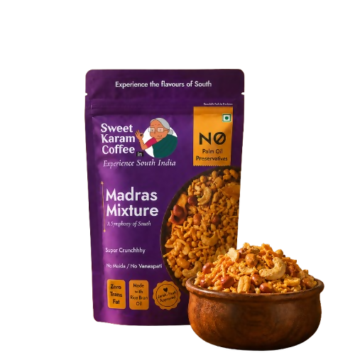 Image 1 of 95 gm / Pack of 1 for the product Sweet Karam Coffee Special Madras Mixture
