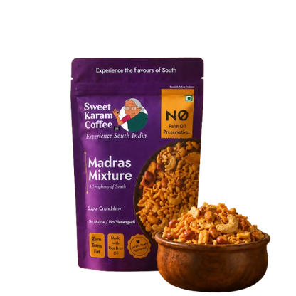 Image 1 of 95 gm / Pack of 1 for the product Sweet Karam Coffee Special Madras Mixture