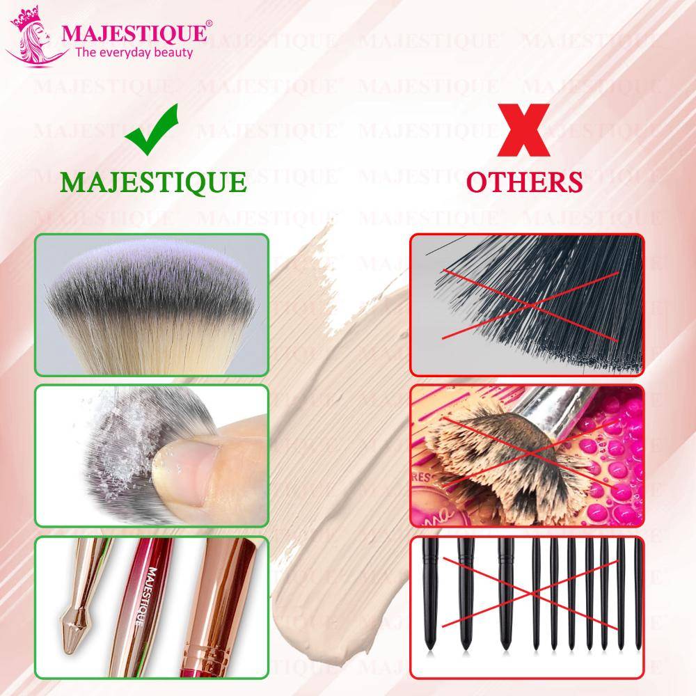 Image 5 of Majestique Large Premium Powder And Foundation Brush