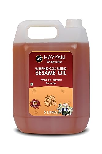 Image 5 of 5 l (Pack of 1) for the product HAYYAN Cold Pressed Virgin Sesame Oil
