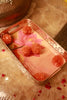 Image 1 of Default Title for the product ALCU Serving Tray with Lotus Design, Iron Decorative Gold Finish Metal Tray (Rectangular Lotus Tray)