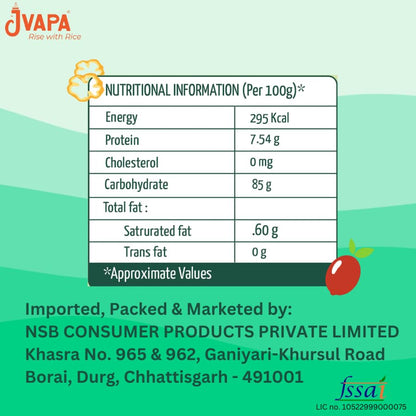 Image 2 of JVAPA Flat Rice Sticks Noodles - Goodness of Brown Rice Flat 5 mm (2 x 250 gm)