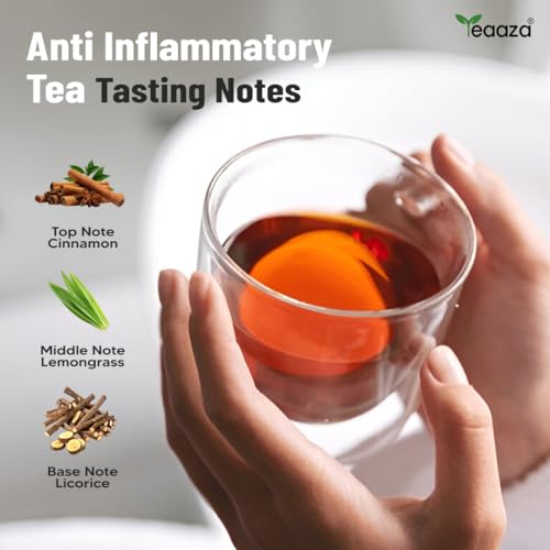 Image 4 of Teaaza Organic Anti Inflammatory Tea -100 Grams Loose Tea
