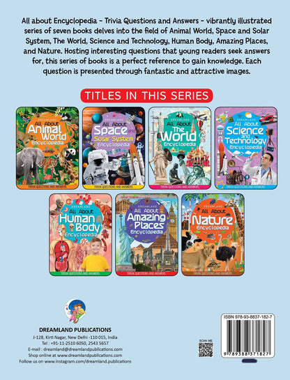 Image 2 of Dreamland The World Encyclopedia for Children Age 5 - 15 Years- All About Trivia Questions and Answers