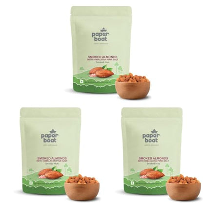 Image 3 of Roasted Almonds / 200 gm (Pack of 3) for the product Paper Boat Premium Smoked and Roasted Almonds