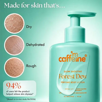 Image 3 of mCaffeine Glow Smoothie Forest Dew Perfume Body Lotion