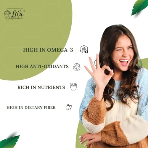 Image 4 of Lila Dry Fruits Daily Needs Combo Pack (100g x 5)- 500 Gram