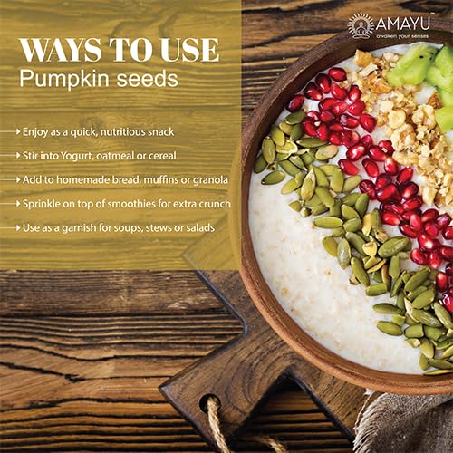 Image 8 of AMAYU Pumpkin Seeds 125g