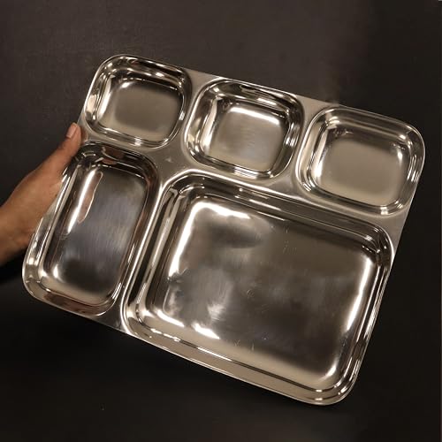 Image 7 of Spillbox Stainless Steel Tiffin Plate