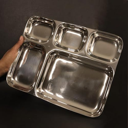 Image 7 of Spillbox Stainless Steel Tiffin Plate