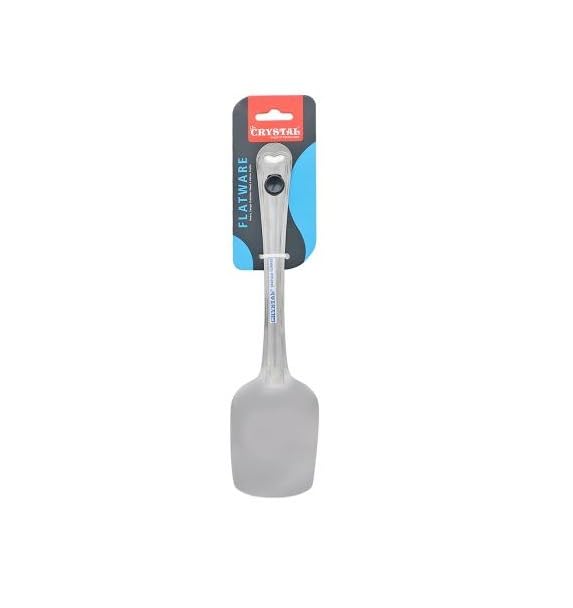 Image 4 of Crystal Large Stainless Steel Spatula, Silver