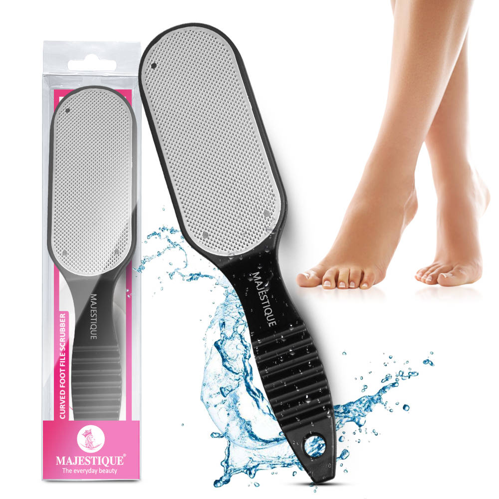 Image 1 of 1 pc for the product Majestique Curved Foot Scrubber and Pedicure Tool