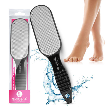 Image 1 of 1 pc for the product Majestique Curved Foot Scrubber and Pedicure Tool