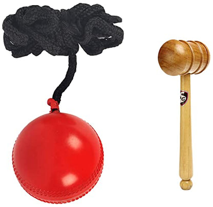 Image 1 of Default Title for the product SG iball with Cord, Adult Wooden Mallet