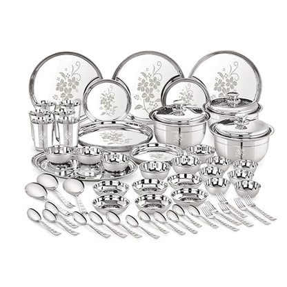 Image 2 of 70 for the product neelam Stainless Steel Dinner Set