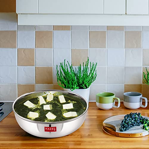 Image 13 of HAZEL Stainless Steel Tasra Kadhai Cookware