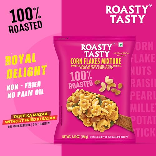 Image 4 of Roasty Tasty Cornflakes Mixture Roasted Namkeen 340g