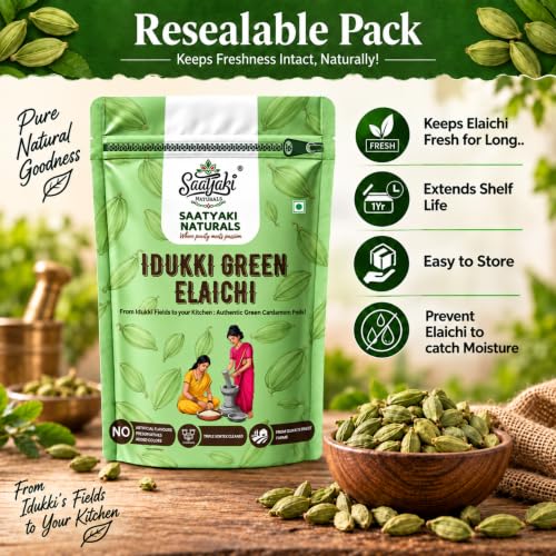 Image 8 of SAATYAKI NATURALS Organic Green Cardamom