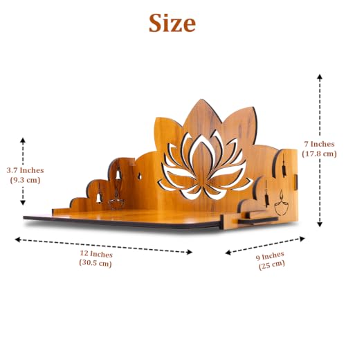Image 12 of Sehaz Artworks Pooja Mandir for Home