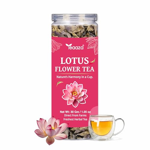 Image 1 of Pack of 1 for the product Teaaza Lotus Flower Tea – 30G (60 Cups)