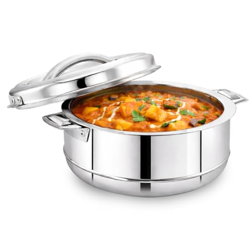 Image 1 of Default Title for the product AVIAS Astra Stainless Steel Double Wall Insulated Hot Pot/Casserole, 2500ml