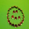 Image 1 of Default Title for the product Dista Silvers Flowers Gold Coated with Kundan 45g