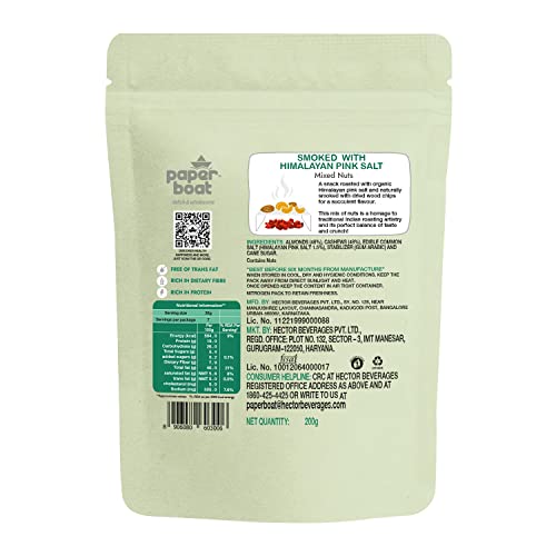 Image 3 of Paper Boat Smoked and Roasted Mixed Nuts | Almonds & Cashews, Pouch (200 gm)