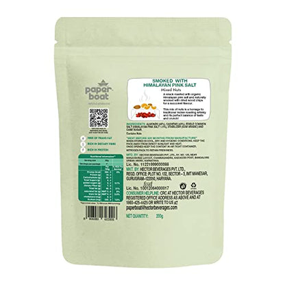 Image 3 of Paper Boat Smoked and Roasted Mixed Nuts | Almonds & Cashews, Pouch (200 gm)