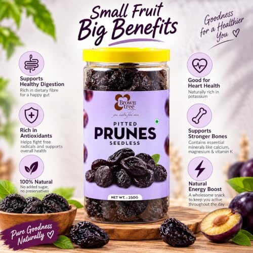 Image 3 of Brown Tree Pitted Prunes Seedless 250g