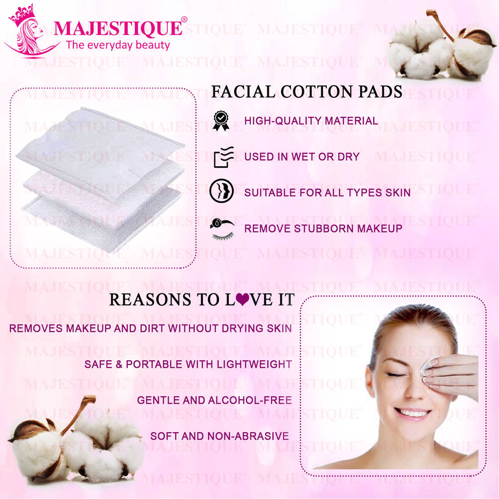 Image 3 of Majestique Facial Cotton Pads - 100 Each