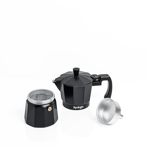 Image 7 of Sipologie Roma Moka Pot, Black 180 ml