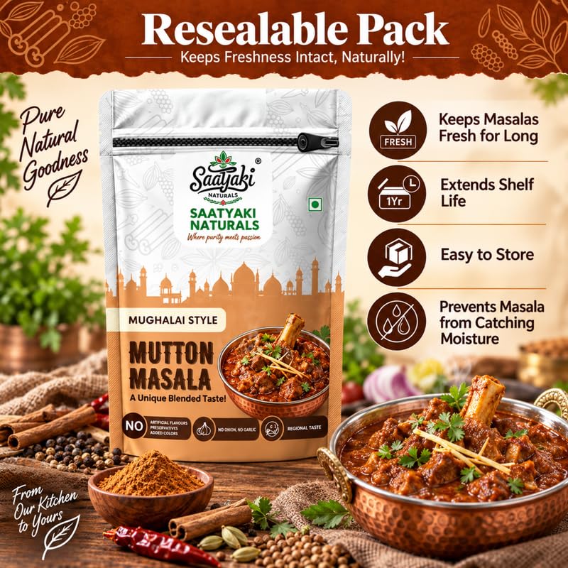 Image 8 of SAATYAKI NATURALS Mughlai Mutton Masala