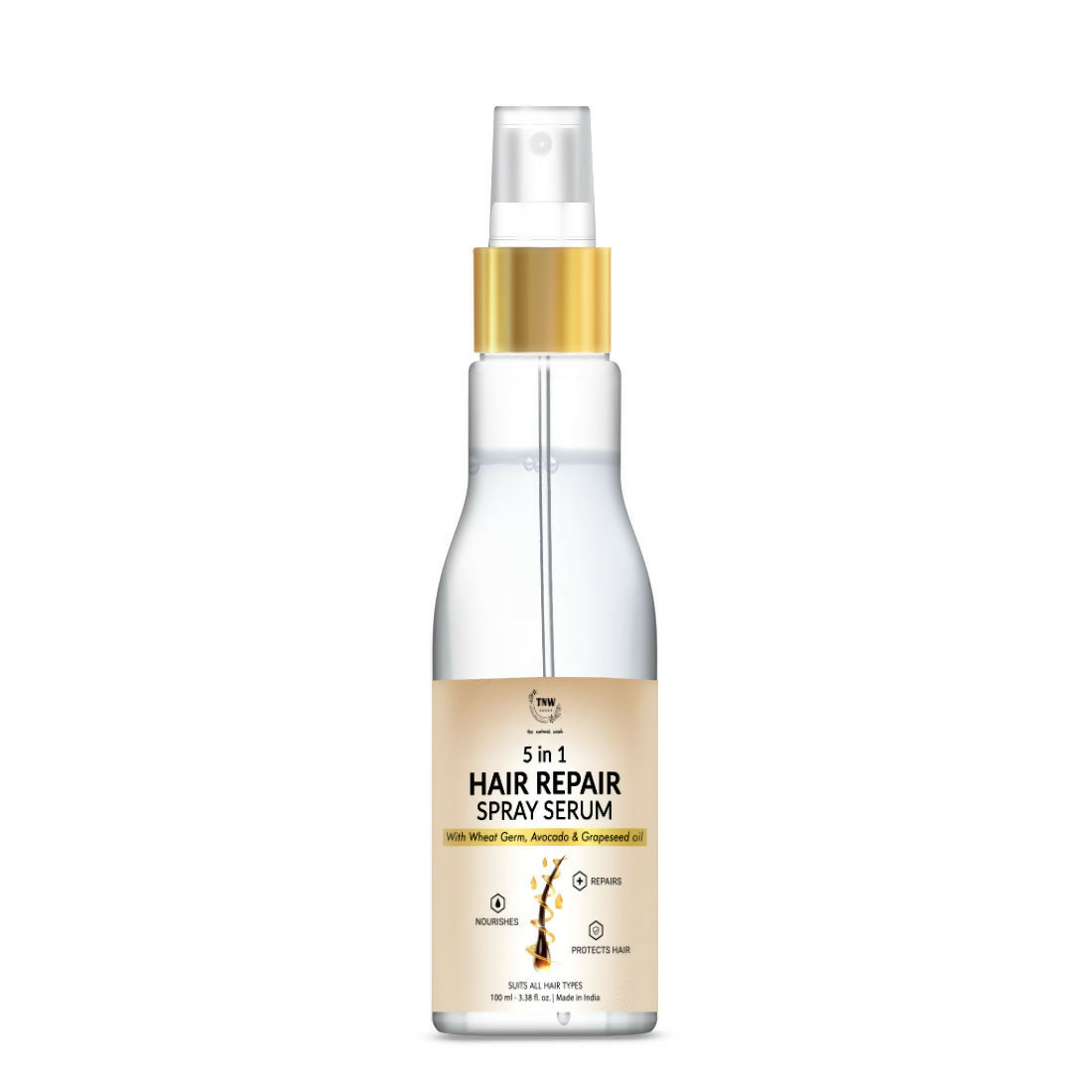 Image 1 of The Natural Wash 5 In 1 Hair Spray Serum With Wheat Germ Oil