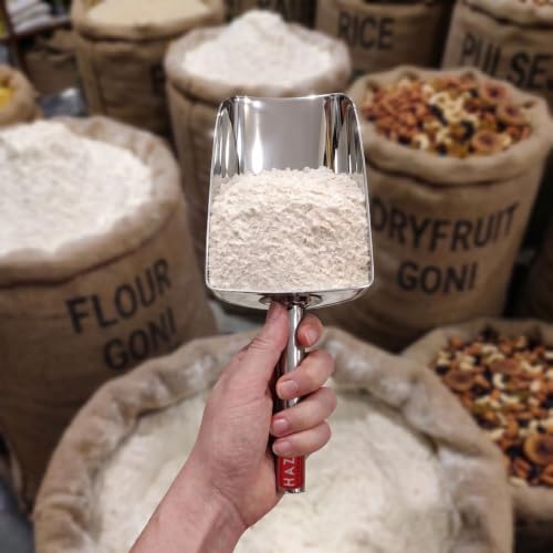 Image 5 of 1 / Half Round Scoop, Large for the product HAZEL Stainless Steel Scoop Spoon