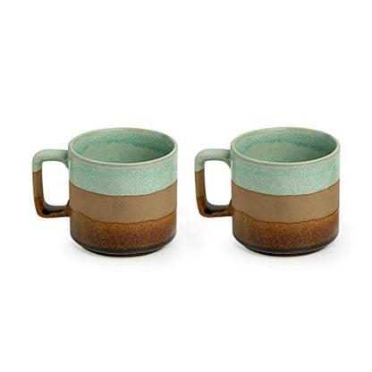 Image 2 of ExclusiveLane Ceramic Mugs Set of 2 360ml