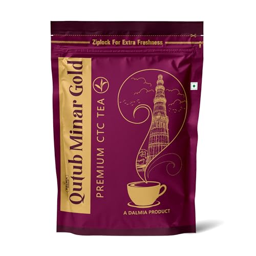 Image 1 of Default Title for the product Dalmia Gold Qutub Minar Gold Tea 1kg - Standup Pouch Pack