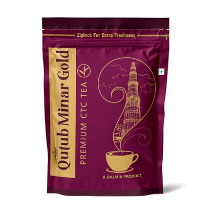 Image 1 of Default Title for the product Dalmia Gold Qutub Minar Gold Tea 1kg - Standup Pouch Pack
